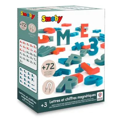 SMOBY - Magnetická písmena a čísla 72 ks