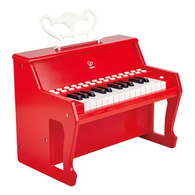 HAPE - Dětské Piano červené, uč se světly