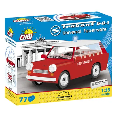 COBI - 24555 Youngtimer Trabant 601 Universal Feuerwehr 1:35