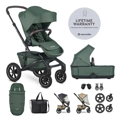 EASYWALKER - Kočárek kombinovaný Jimmey Pine Green XXL AIR + RWS