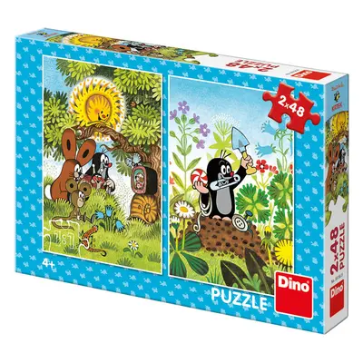 DINO - Krtek 2X48 Puzzle Nové