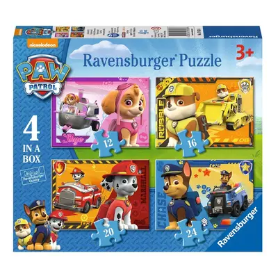 RAVENSBURGER - Tlapková Patrola; 4v1, 12/16/20/24 dílků