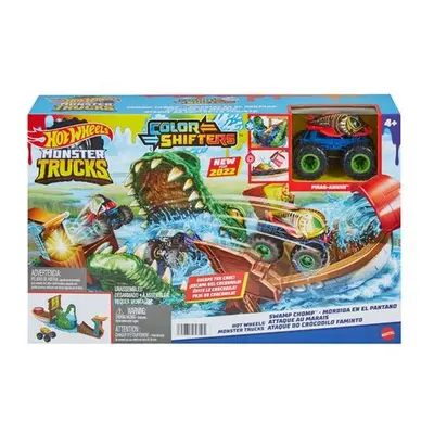 MATTEL - Hot Wheelittle Smoby Monster Trucks Color Shifters Zuřivý Krokodýl