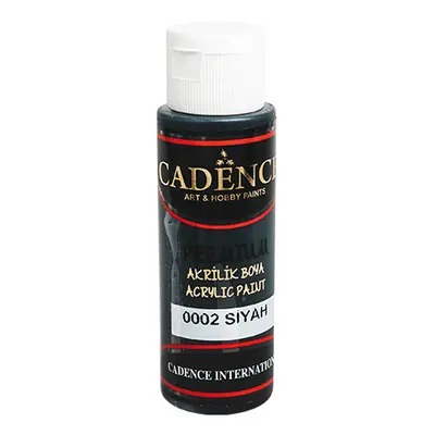 CADENCE - Akrylová barva CADENCE Premium, černá, 70 ml