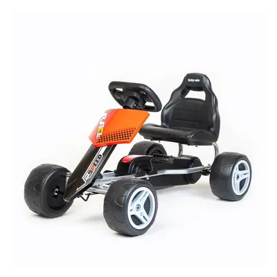 BABY MIX - Dětská šlapací motokára Go-kart Speedy červená