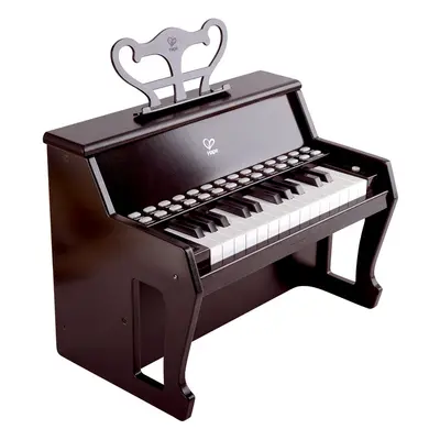 HAPE - Dětské Piano černá, uč se světly