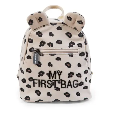 CHILDHOME - Dětský batoh My First Bag Canvas Leopard