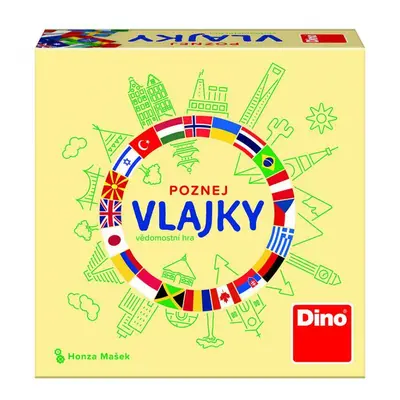 DINOTOYS - Poznej VLAJKY Cestovní hra