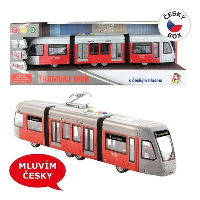 MADE - Tramvaj na setrvačník svítí a mluví česky