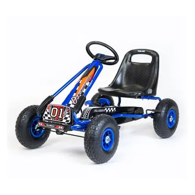 BABY MIX - Dětská šlapací motokára Go-kart Razor modrá