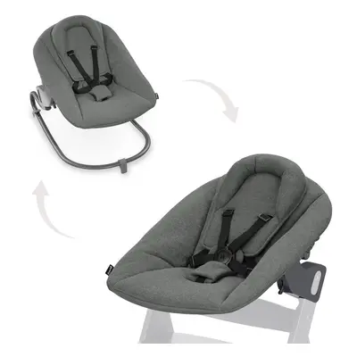 HAUCK - Křesílko Alpha Bouncer Premium Dark Grey k židli Alpha+/Beta+