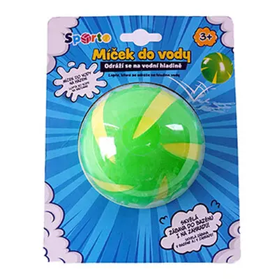 MAC TOYS - SPORTO Míček do vody 8cm - zelený