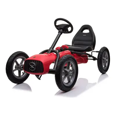 BABY MIX - Dětská šlapací motokára Go-kart Buggy červená