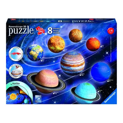 RAVENSBURGER - Planetární soustava; 522 dílků 3D