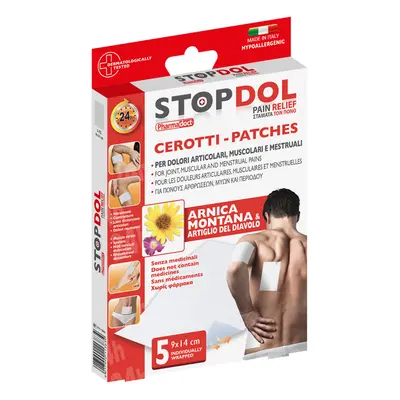 STOPDOL - Náplast proti bolesti 5ks 9x14cm s Arnikou