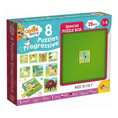 LISCIANIGIOCH - Carotina Baby 8 Puzzle - Farma