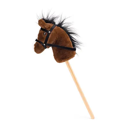 FAUNICA - Hobby horse Bonnie, tmavě hnědý kůň na tyči