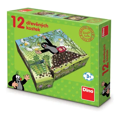 DINOTOYS - Kubus Krtek a přátelé 12 kostek