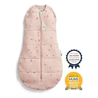 ERGOPOUCH - Zavinovačka a pytel na spaní 2v1 Cocoon Daisies 6-12 m, 8-10 kg, 2,5 tog