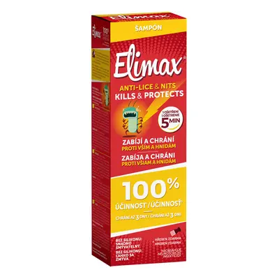 ELIMAX - Účinný šampon 100 ml + kovový hřeben