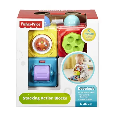 MATTEL - Fisher Price AKČNÍ KOSTKY