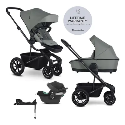 EASYWALKER - Kočárek kombinovaný Harvey⁵ 2v1 Agave Green LITE AIR + CYBEX Aton B2 i-Size + zákla