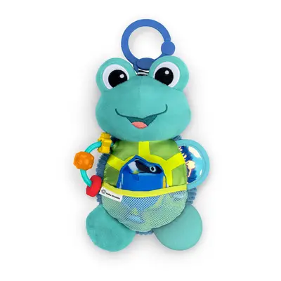 BABY EINSTEIN - Hračka aktivní na C kroužku želva Neptune’s Sensory Sidekick™ 0m+