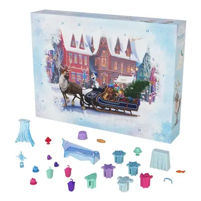 MATTEL - Frozen Adventní Kalendář S Malými Panenkami 2024