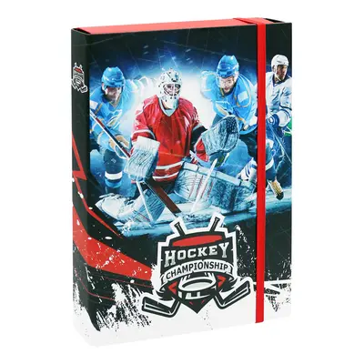 JUNIOR - Box na sešity A4 Jumbo MAX - Hockey