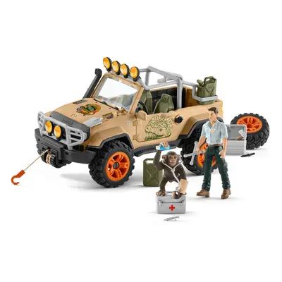 SCHLEICH - 4 x 4 terénní auto s navijákem