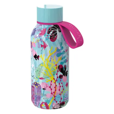 QUOKKA - Nerezová termoláhev Solid Kids s poutkem Underwater 330 ml