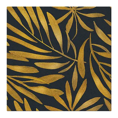 PAW - Ubrousky AIRLAID 40x40 cm Golden leaves