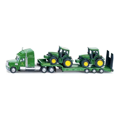 SIKU - Farmer - Tahač s podvalníkem a traktory John Deere, měřítko 1:87