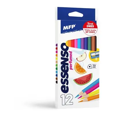 MFP - Pastelky MFP ESSENSO 12 ks Voňavé triangular s ořezávátkem