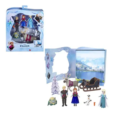 MATTEL - Frozen Pohádkový Příběh Malé Panenky Anna A Elsa S Kamarády