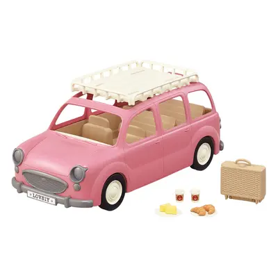 SYLVANIAN FAMILY - Rodinné auto růžové Van