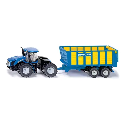 SIKU - Farmer - Traktor New Holland s přívěsem Joskin, 1:50