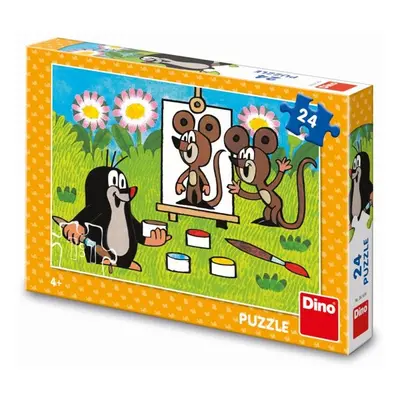 DINO - Krtek Malířem 24 Puzzle