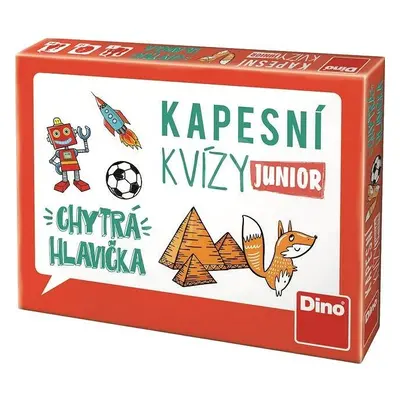 DINOTOYS - kapesní kvízy JUNIOR - Chytrá hlavička Cestovní hra