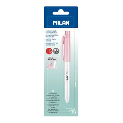 MILAN - Mikrotužka / Pentelka PL1 Antibacterial HB 0,7 mm - ružová, blistr