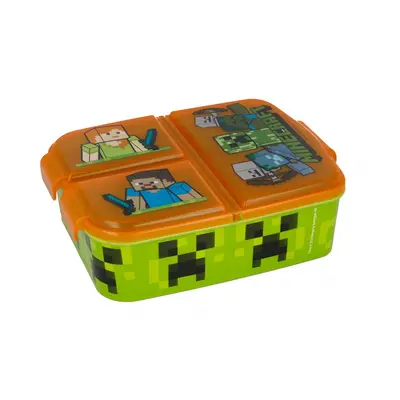 STOR - Dělený plastový box na svačinu MINECRAFT, 40420