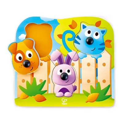 HAPE - Puzzle s úchytkami - Domácí zvířátka