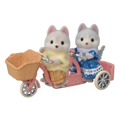 SYLVANIAN FAMILY - Tandemové kolo pro Husky sourozence