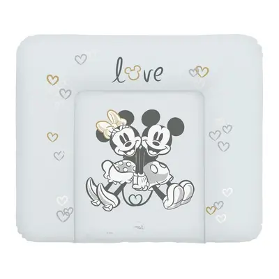 CEBA - Podložka přebalovací měkká na komodu 85x72 Disney Minnie & Mickey Grey