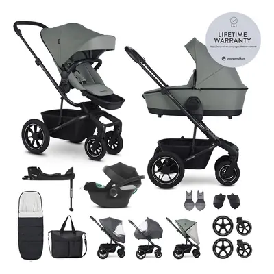 EASYWALKER - Kočárek kombinovaný Harvey⁵ Agave Green XXL AIR + CYBEX Aton B2 i-Size + základna