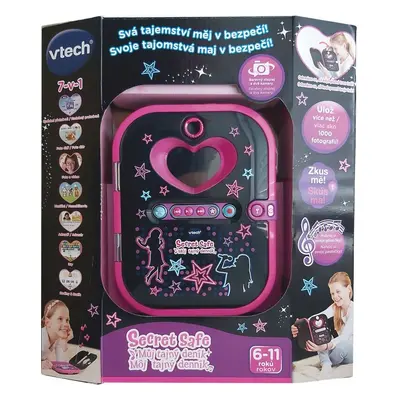 VTECH - Vtech Kidi Secret Safe - Můj tajný deník - černý (SK)