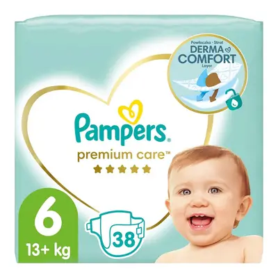 PAMPERS - Premium Care Pleny jednorázové 6 (13 kg+) 38 ks