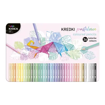 DERFORM - KIDEA pastelky troj. metalbox 36b.