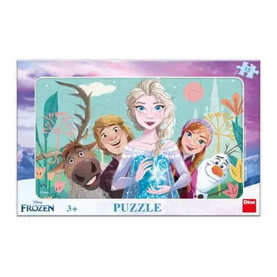 DINO - Frozen: Rodina 15 Deskové Puzzle