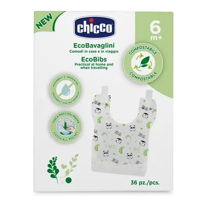 CHICCO - Jednorázové kompostovatelné bryndáčky 36 ks